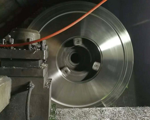 大型數(shù)控車(chē)床加工 不銹鋼法蘭電腦鑼加工